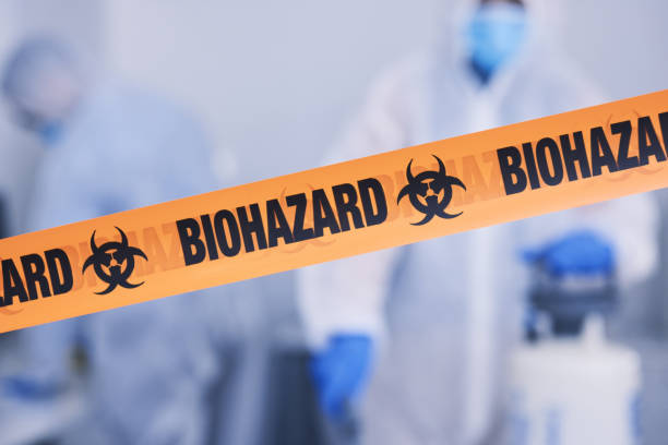Professional Blood Cleanup technician working in Allendale, NJ